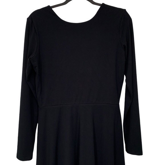 Miik Swing Dress Womens Medium Black Long Sleeve Bamboo Fall Winter Classic - Picture 4 of 7